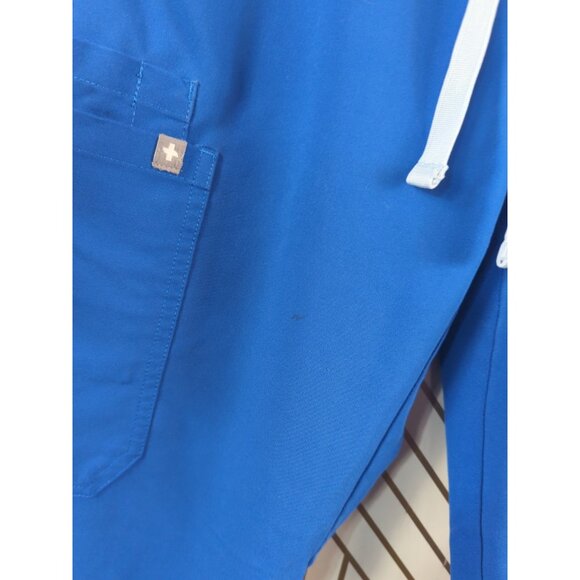 Figs Womens Pants Blue Classic 4 Pockets SCRUB Waist Medical Pants Size XS - Picture 4 of 7